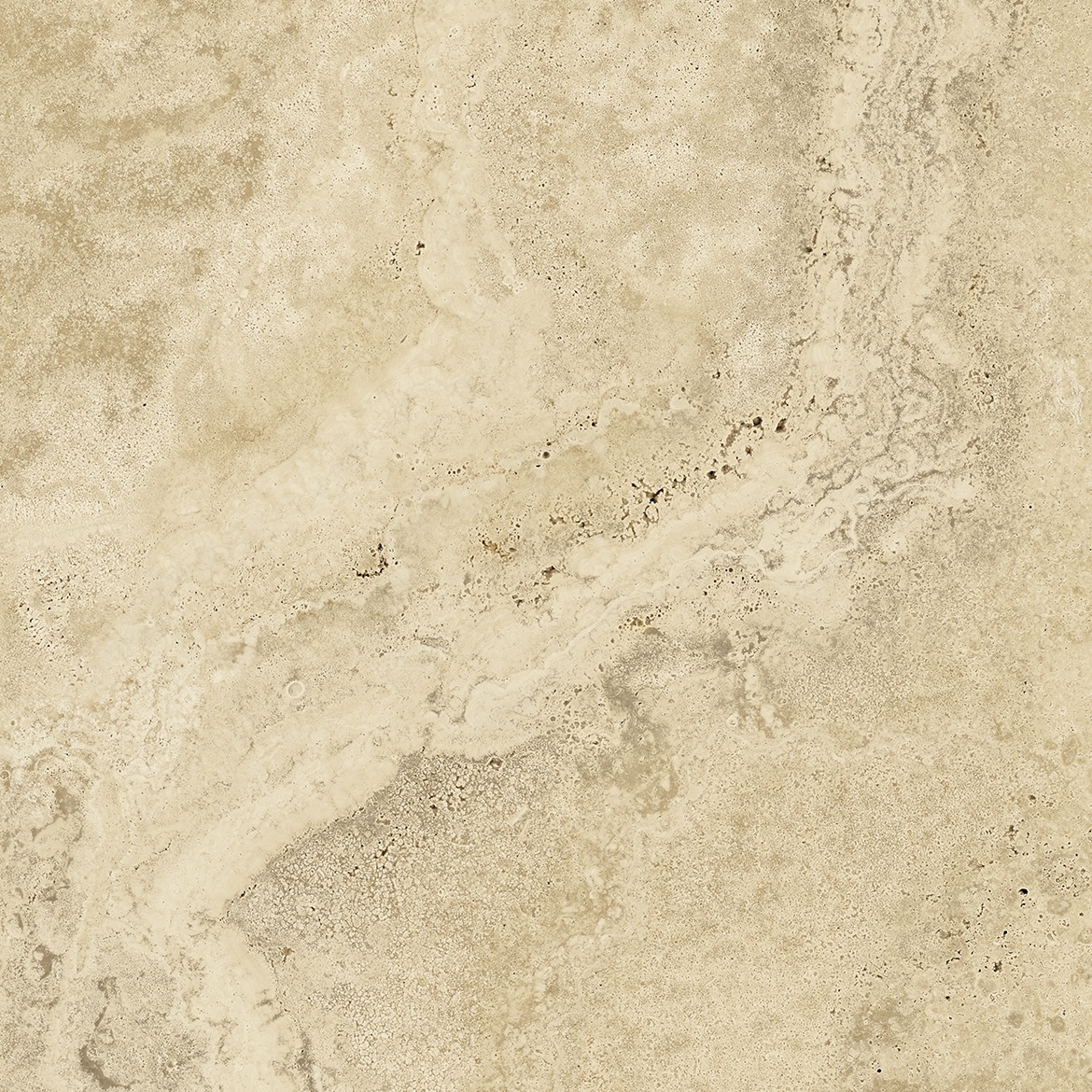 Porcelain Tiles Marble Effect Travertine Soft Beige 20mm R11 60X60 - ENSA889